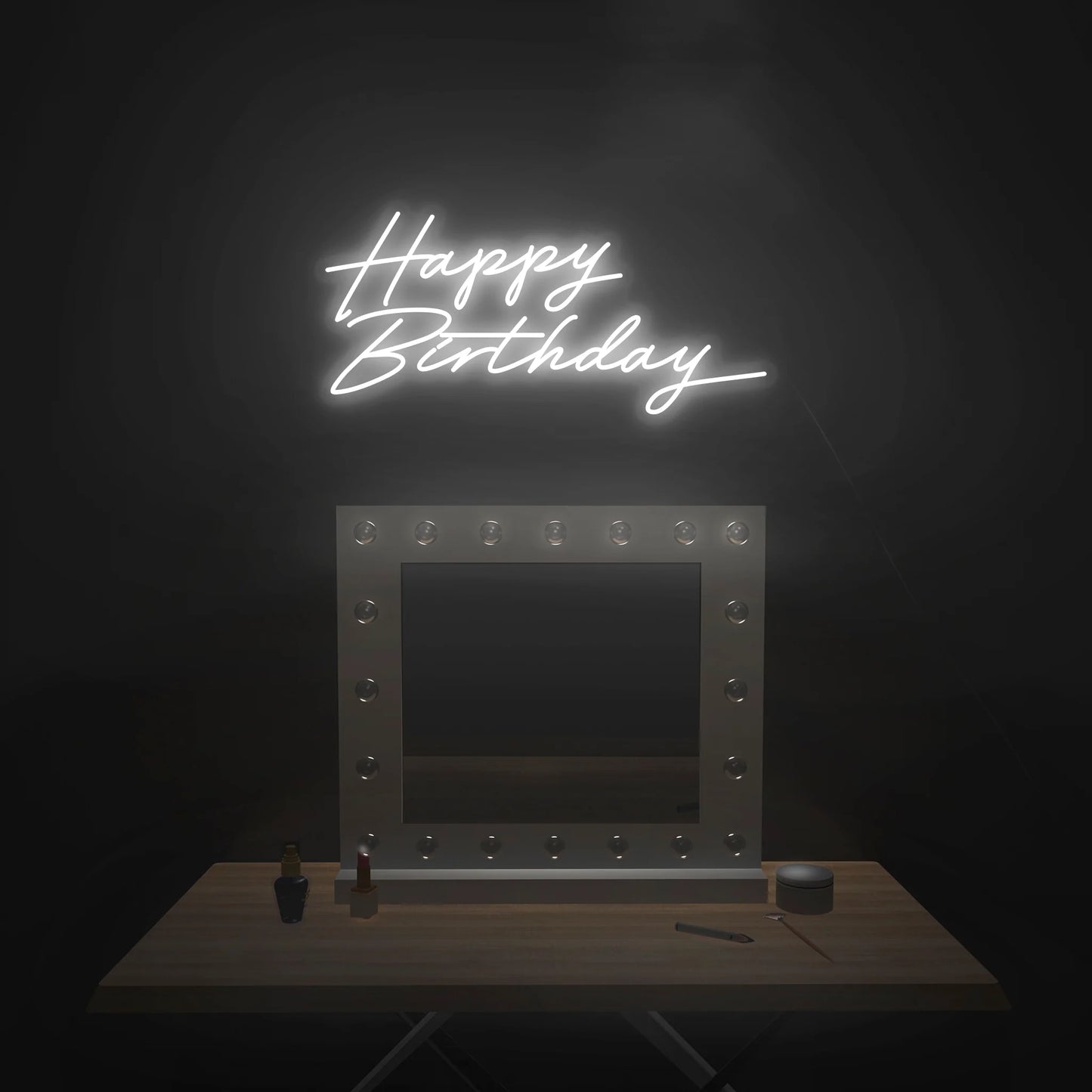 Happy Birthday Neon Sign