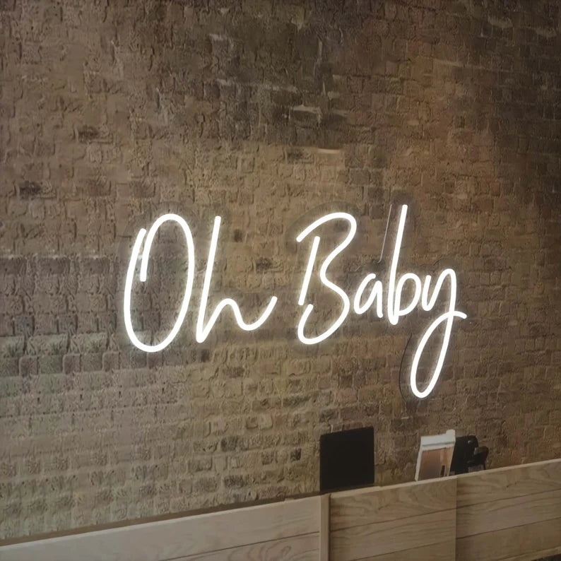 Oh Baby Neon Sign