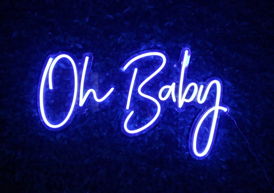 Oh Baby Neon Sign