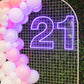 21 Neon Sign