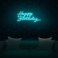 Happy Birthday Neon Sign