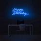 Happy Birthday Neon Sign